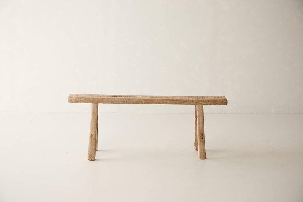 Vintage Elm Bench AH.026 - Circa 1945