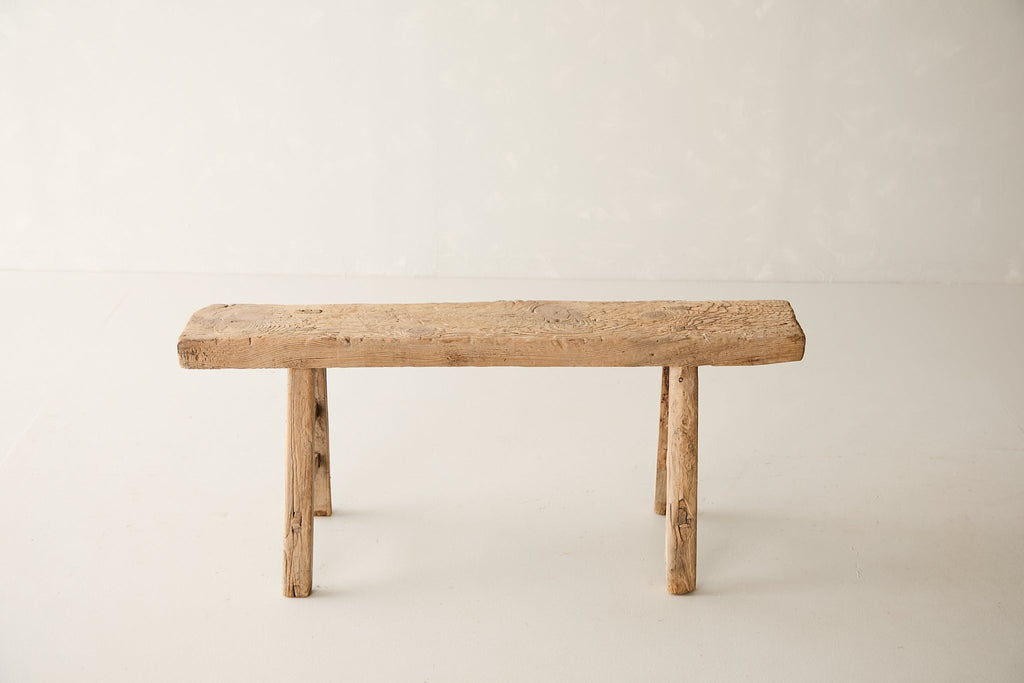 Vintage Elm Bench AH.028 - Circa 1925