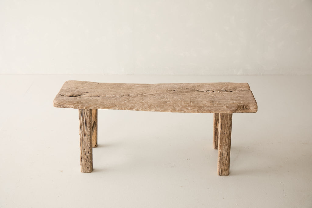 Vintage Elm Bench AH.030 - Circa 1925