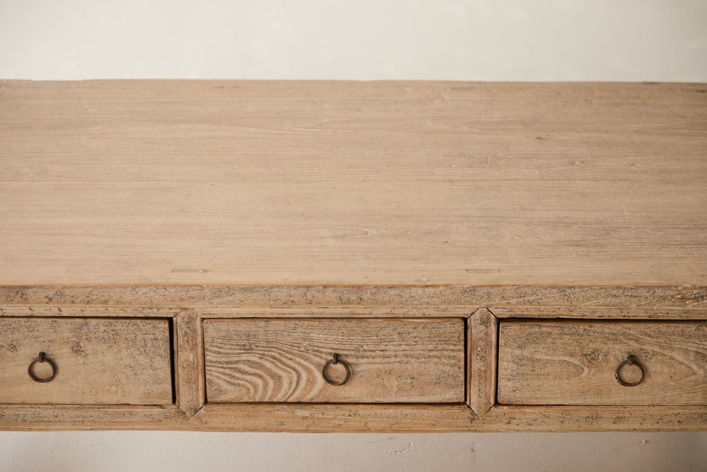 Vintage 3-Drawer Elm Coffee Table AH.047 - Circa 1925