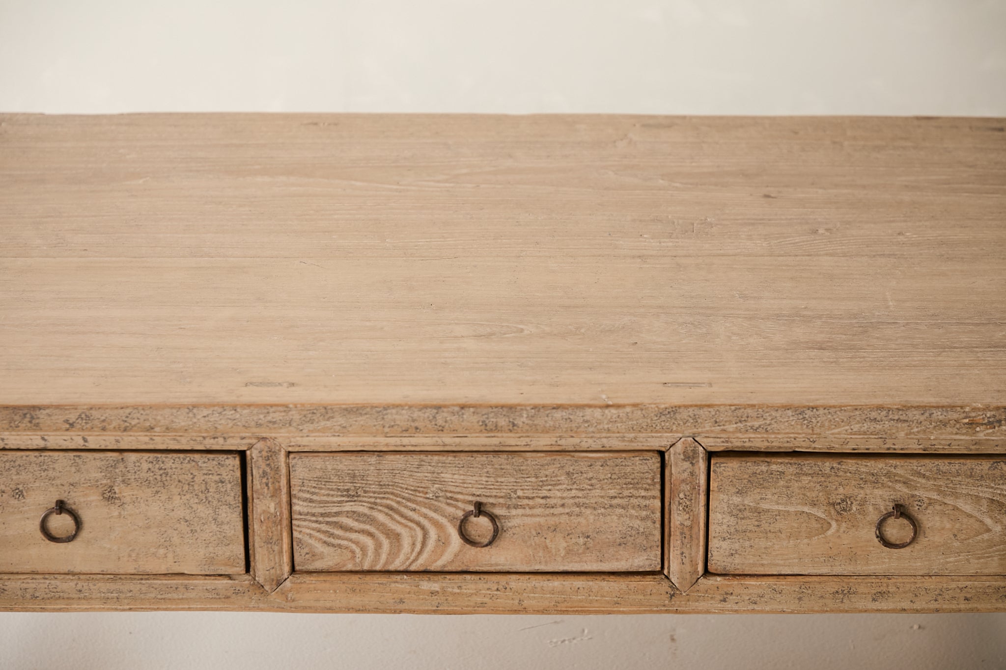 Vintage 3-Drawer Elm Coffee Table AH.047 - Circa 1925