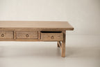 Vintage 3-Drawer Elm Coffee Table AH.047 - Circa 1925