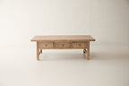 Vintage 3-Drawer Elm Coffee Table AH.047 - Circa 1925