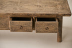 Vintage 4-Drawer Elm Coffee Table AH.053 - Circa 2025