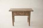 Vintage 3-Drawer Elm Console AH.075 - Circa 1925