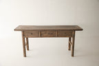 Vintage 3-Drawer Walnut Console AH.084 - Circa 2025