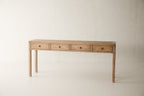 Vintage 4-Drawer Elm Console AH.088 - Circa 1925