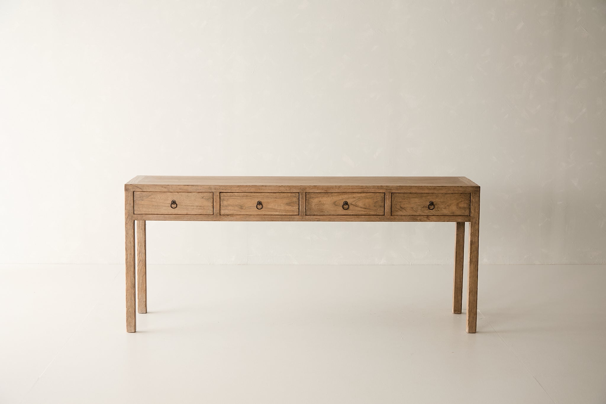 Vintage 4-Drawer Elm Console AH.088 - Circa 1925