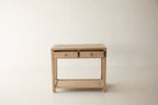 Vintage 2-Drawer Elm Console AH.094 - Circa 1925