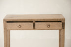 Vintage 2-Drawer Elm Console AH.094 - Circa 1925