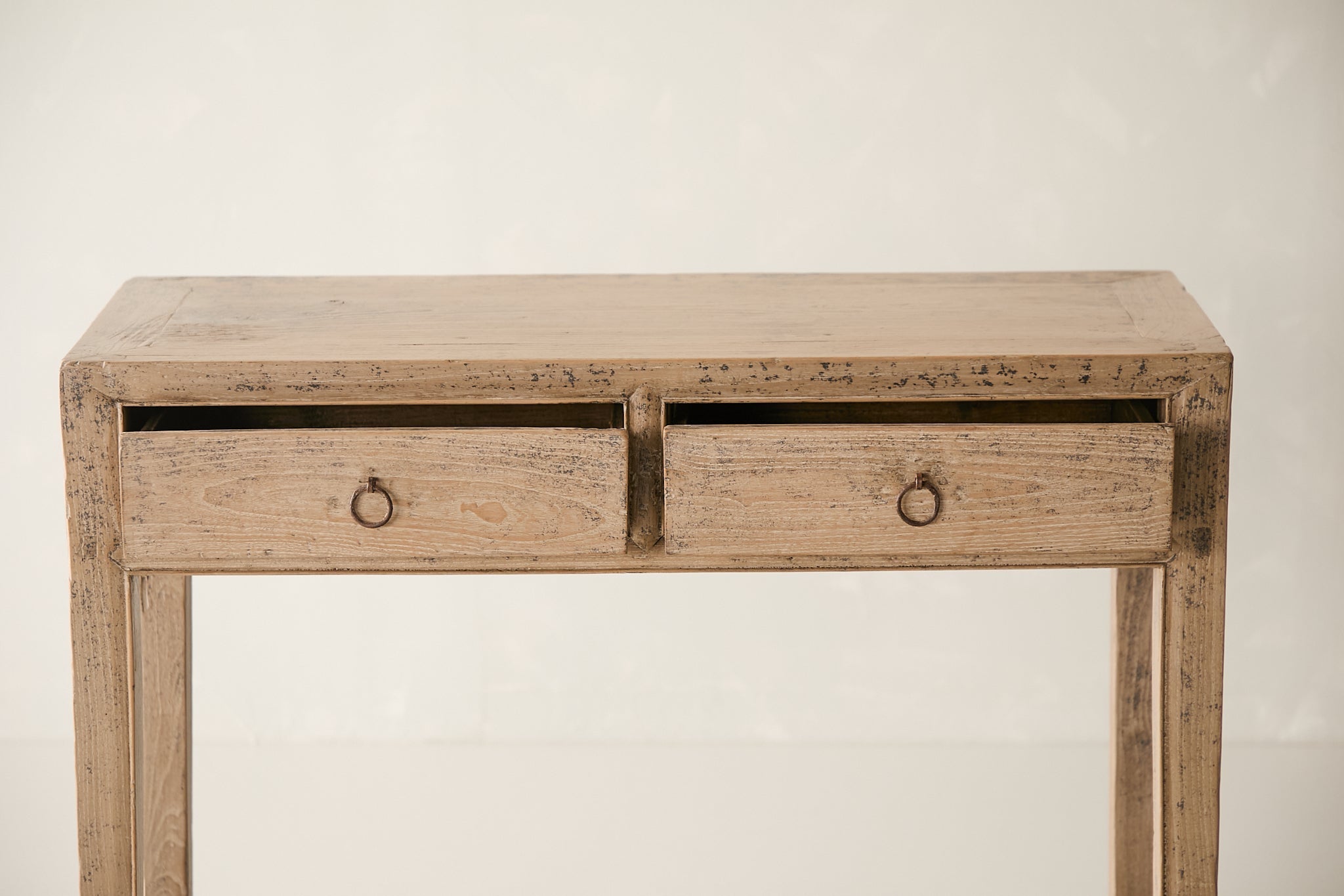 Vintage 2-Drawer Elm Console AH.094 - Circa 1925