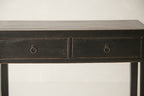 Vintage 2-Drawer Elm Console AH.097 - Circa 1925