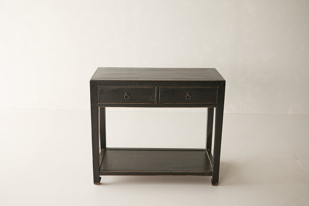 Vintage 2-Drawer Elm Console AH.097 - Circa 1925
