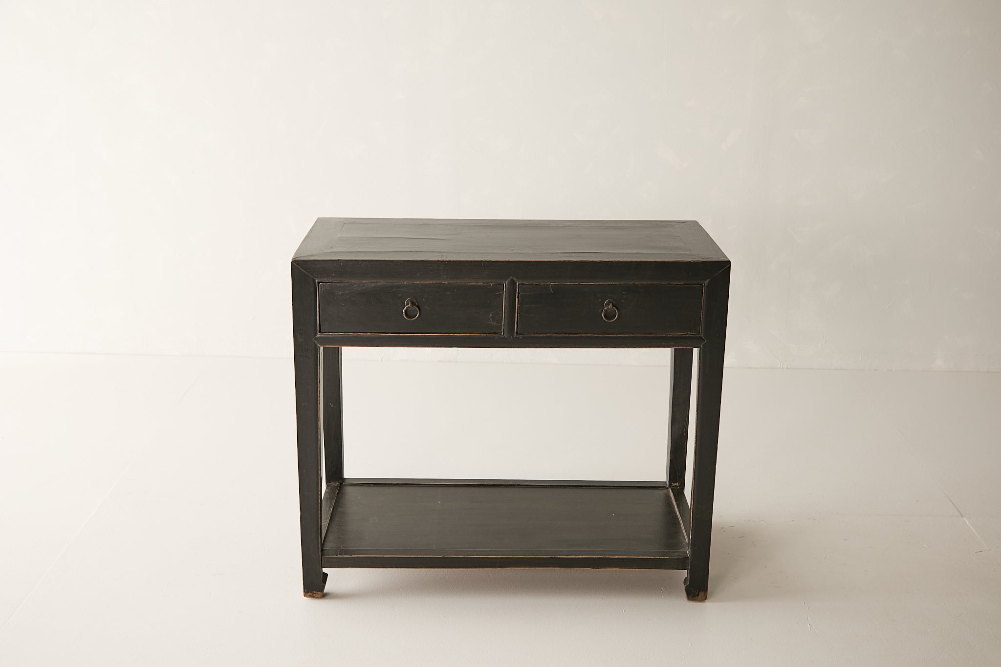 Vintage 2-Drawer Elm Console AH.097 - Circa 1925