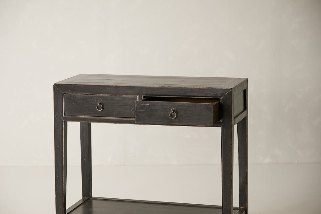Vintage 2-Drawer Elm Console AH.097 - Circa 1925