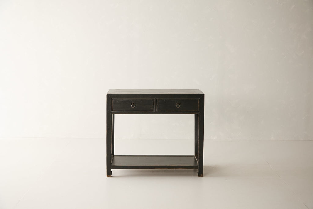 Vintage 2-Drawer Elm Console AH.097 - Circa 1925