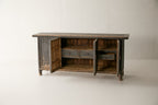 Vintage Distressed Black Elm Sideboard AH.106 - Circa 1875