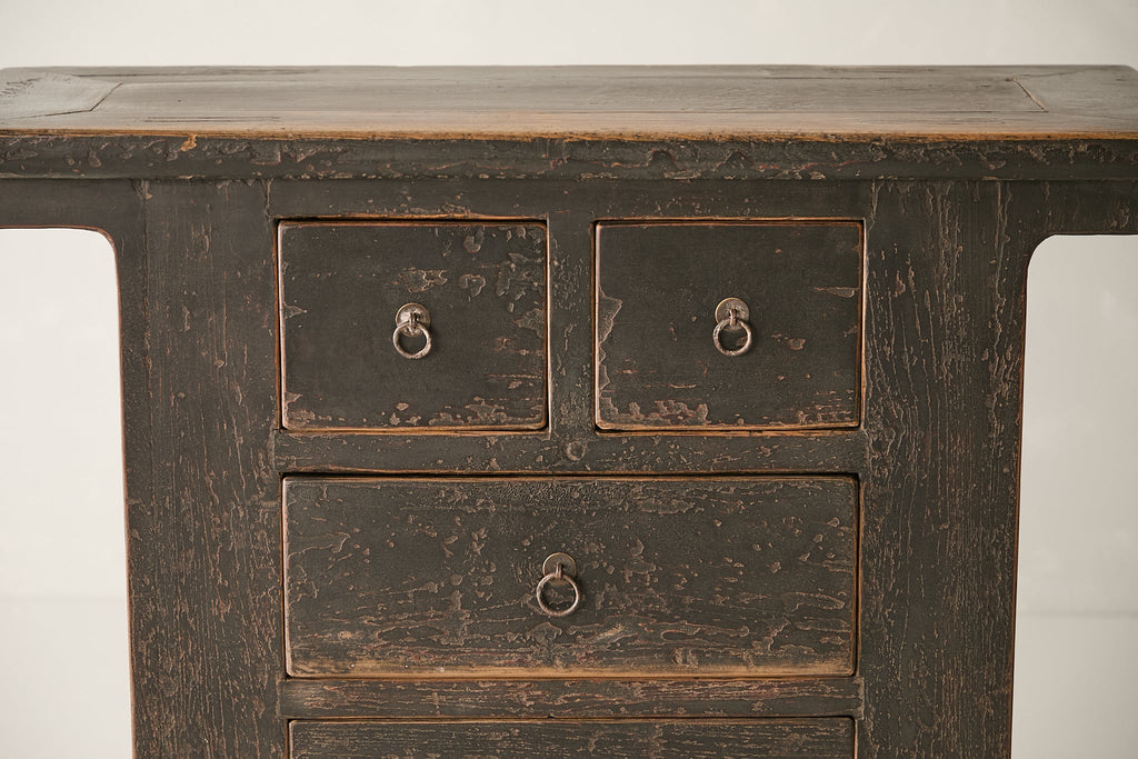 Vintage 4-Drawer Elm Sideboard AH.110 - Circa 1875
