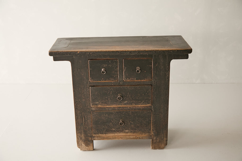 Vintage 4-Drawer Elm Sideboard AH.110 - Circa 1875
