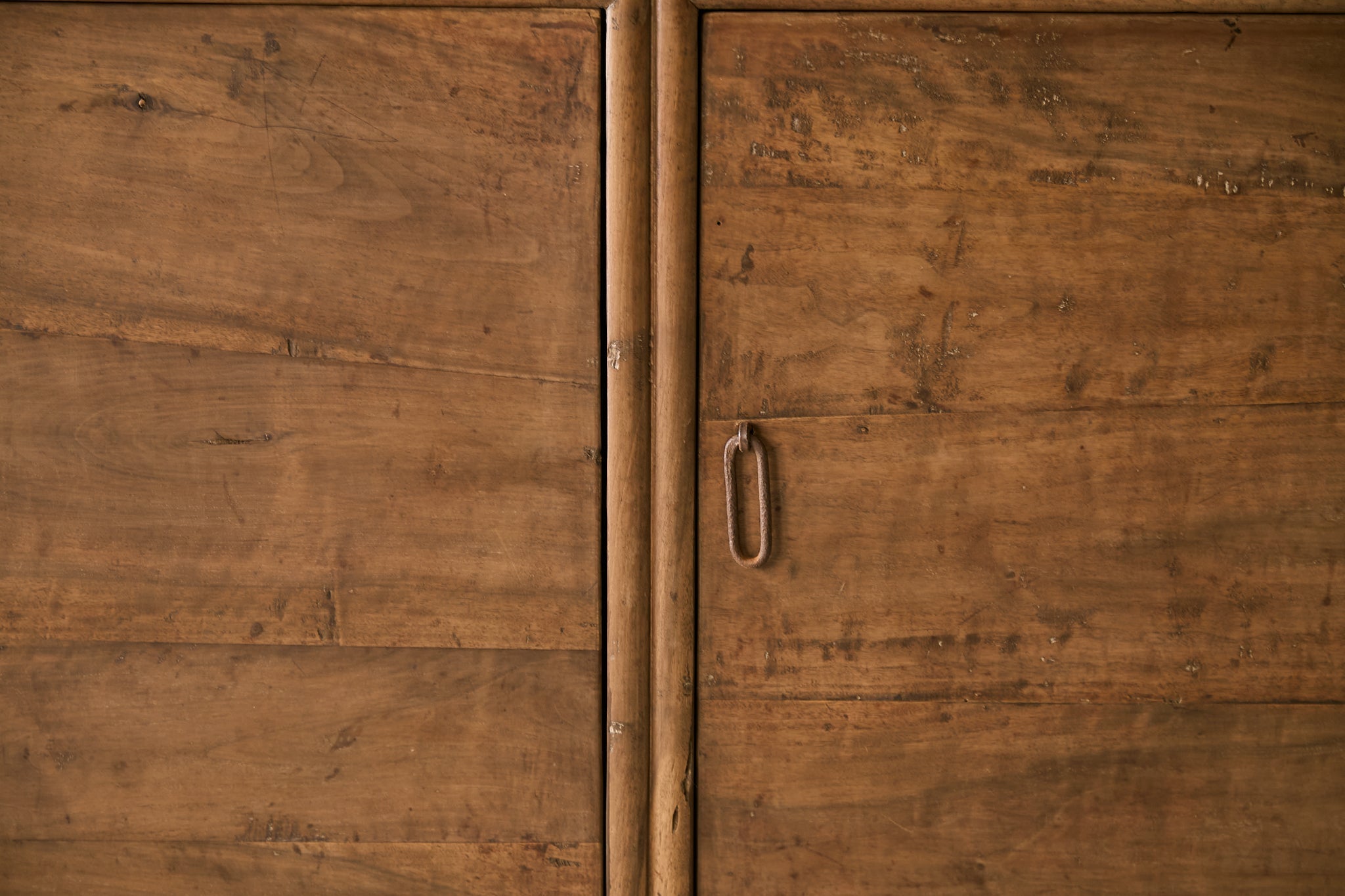 Vintage 3-Door Walnut Sideboard AH.111 - Circa 1905