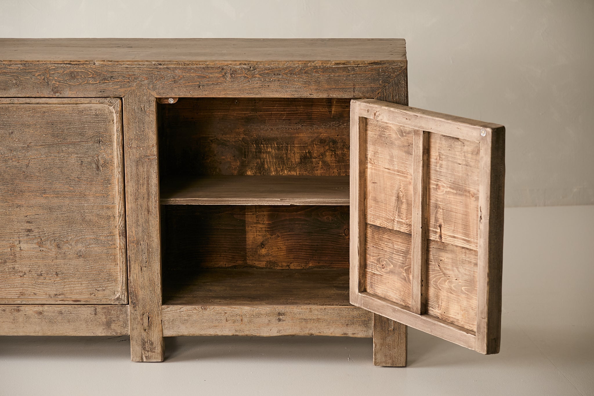 Vintage 3-Door Pine Sideboard AH.114 - Circa 1925