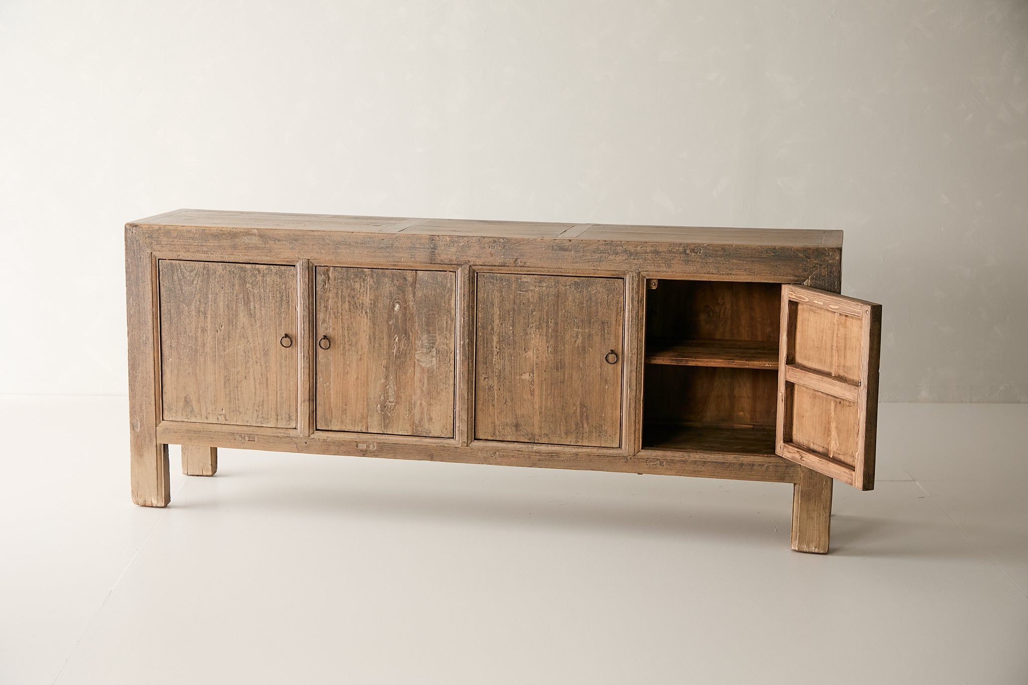 Vintage 4-Door Elm Sideboard AH.118 - Circa 1925