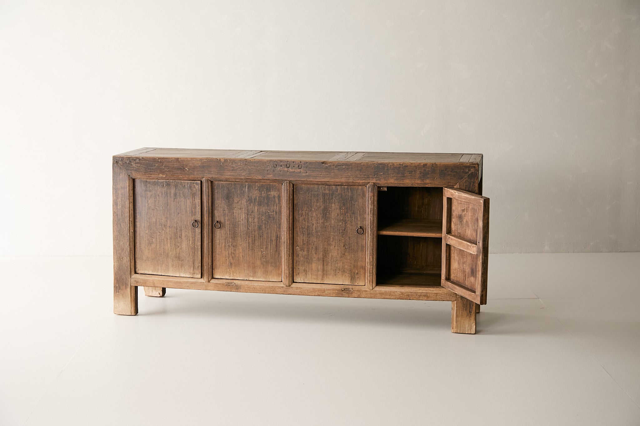 Vintage 4-Door Elm Sideboard AH.120 - Circa 1925