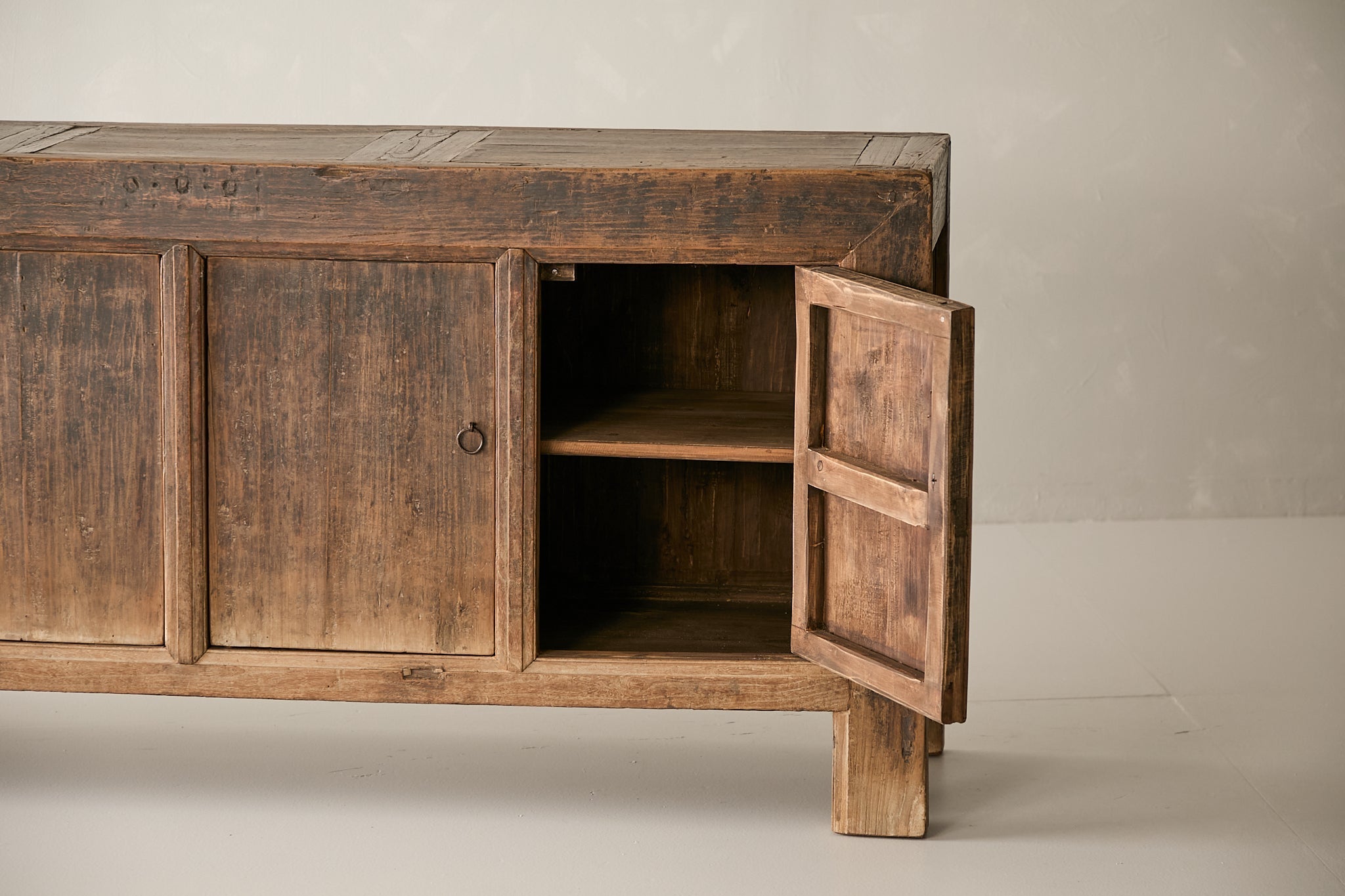 Vintage 4-Door Elm Sideboard AH.120 - Circa 1925