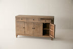 Vintage 4-Door Pine Sideboard AH.121 - Circa 1945