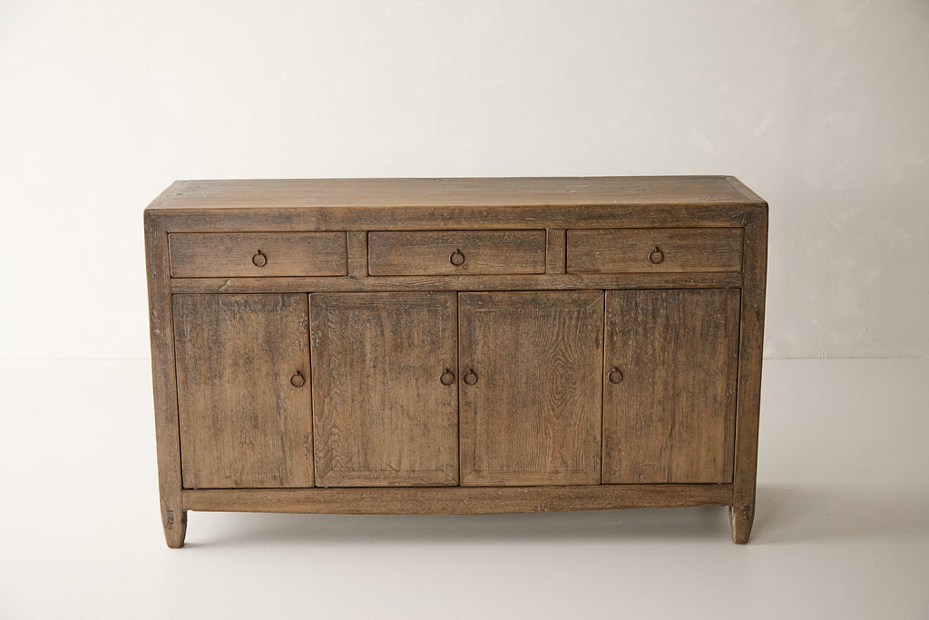 Vintage 4-Door Pine Sideboard AH.122 - Circa 1945