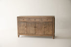 Vintage 4-Door Pine Sideboard AH.122 - Circa 1945