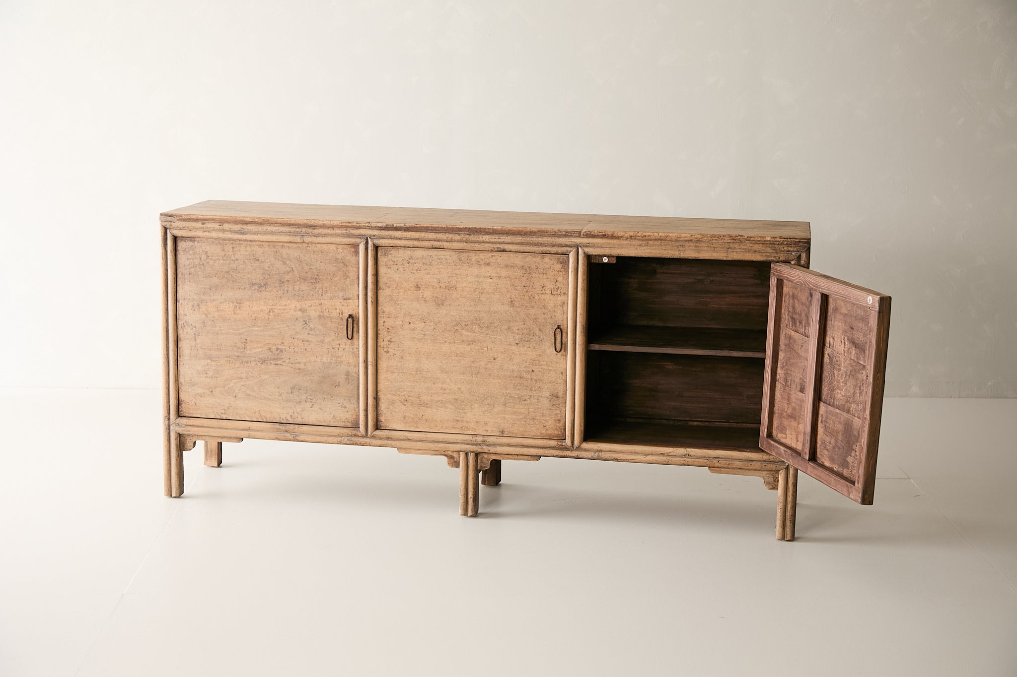 Vintage 3-Door Walnut Sideboard AH.127 - Circa 1875