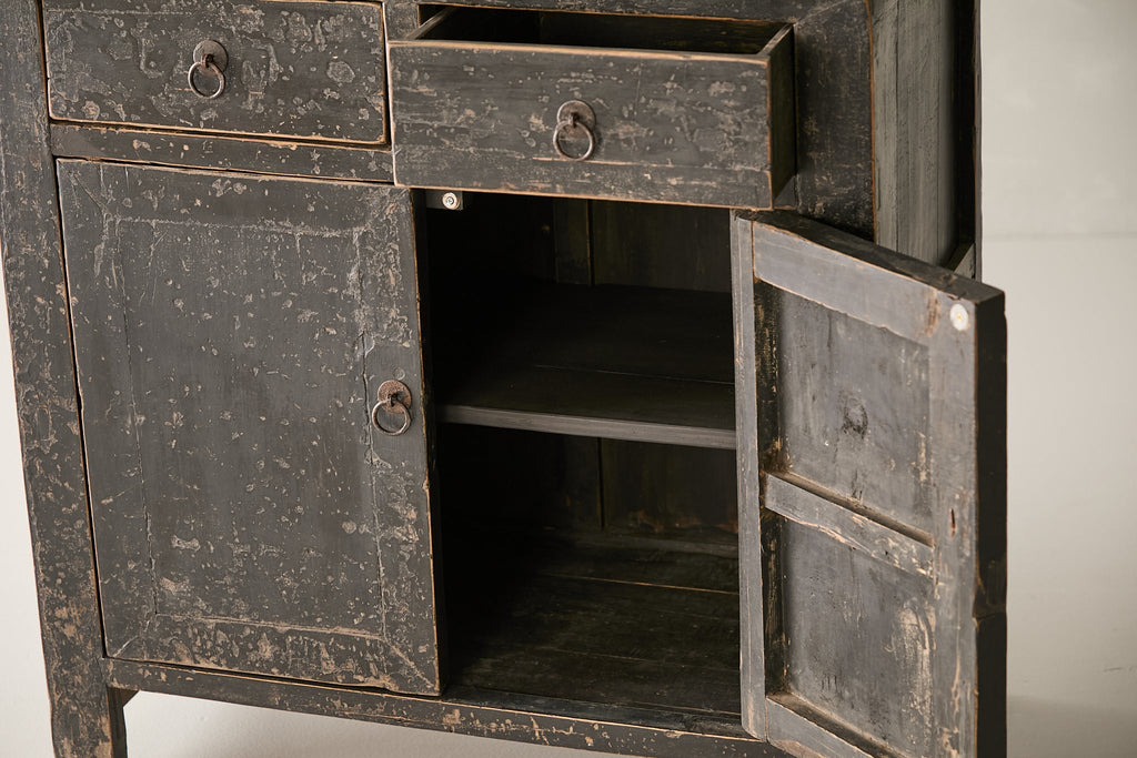 Vintage Black Elm Sideboard AH.129 - Circa 1925