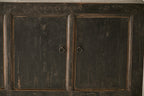Vintage Black 4-Door Elm Sideboard AH.134 - Circa 1925
