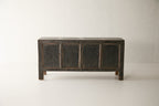 Vintage Black 4-Door Elm Sideboard AH.134 - Circa 1925