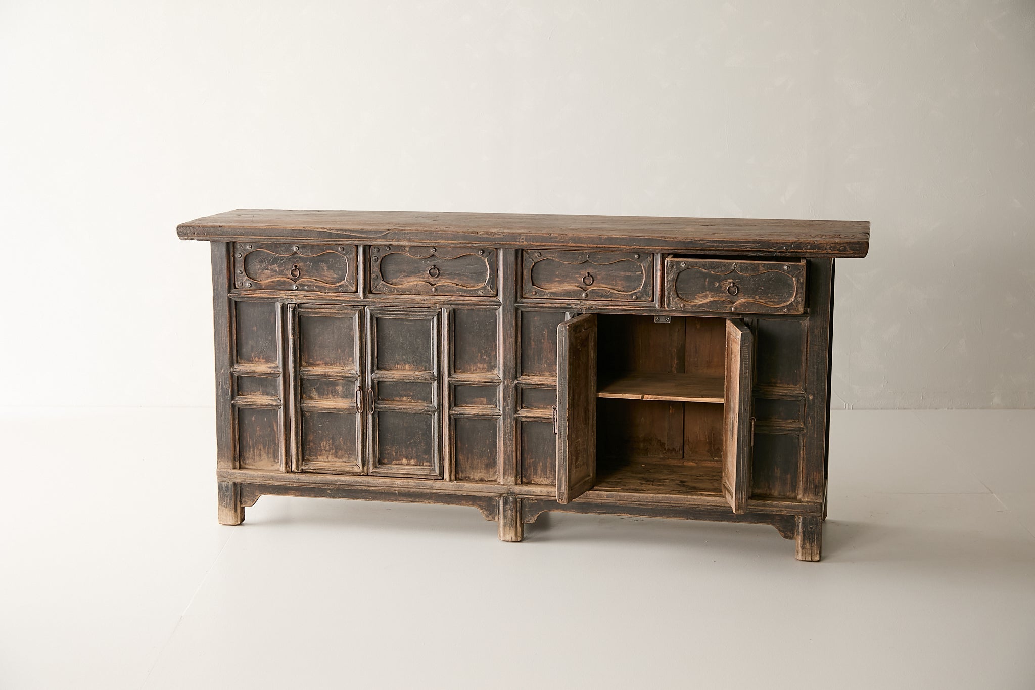 Vintage Carved Elm Sideboard AH.136 - Circa 1875