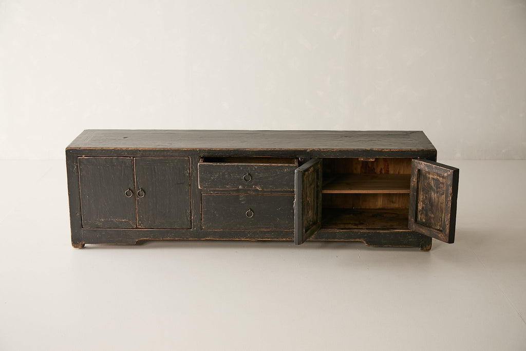 Vintage Elm Low Sideboard AH.137 - Circa 1945