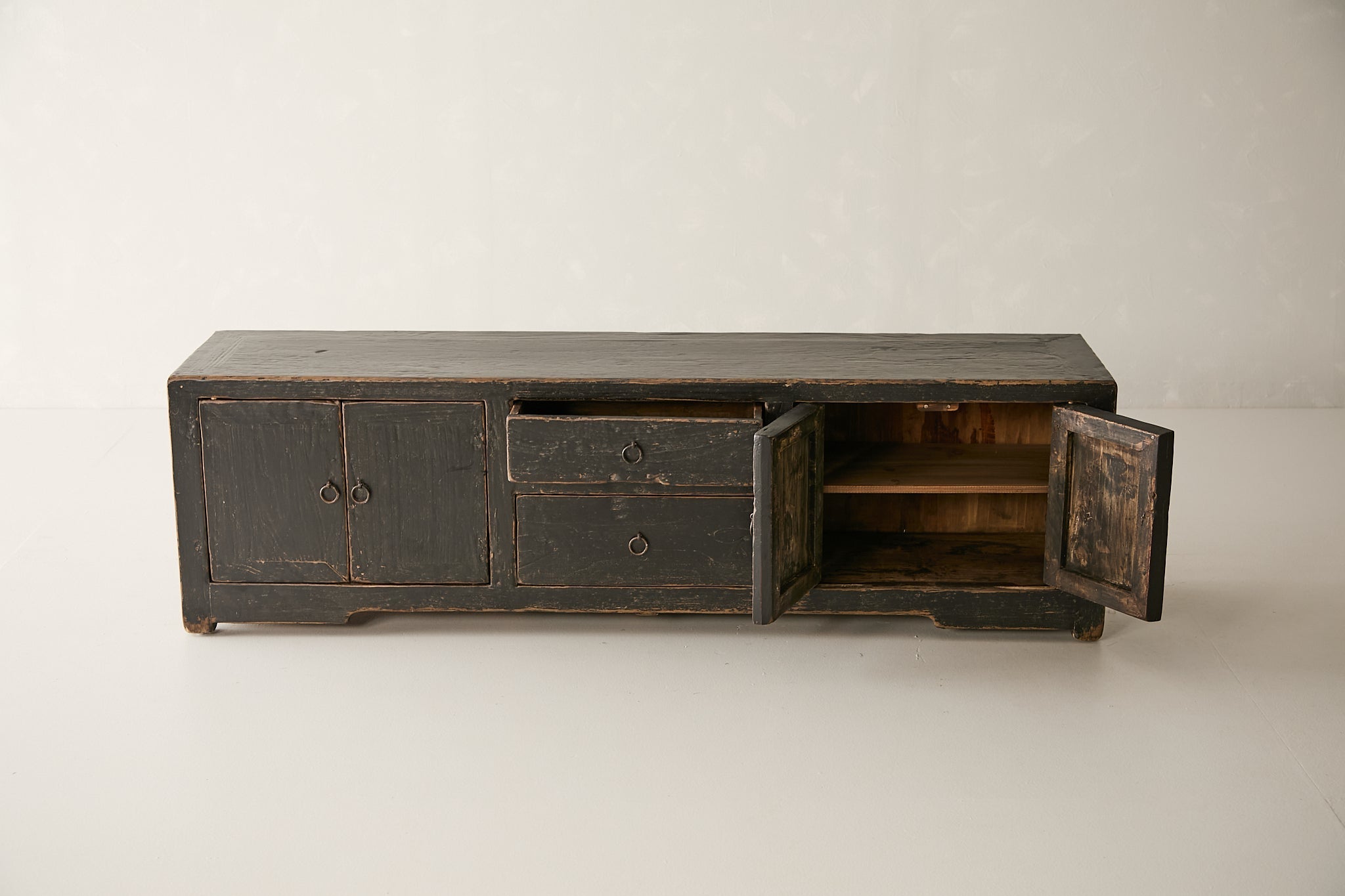 Vintage Elm Low Sideboard AH.137 - Circa 1945