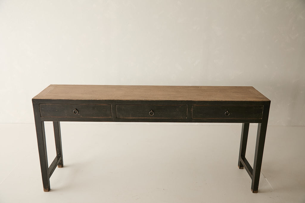 Hoff 3-Drawer Console - Aged black