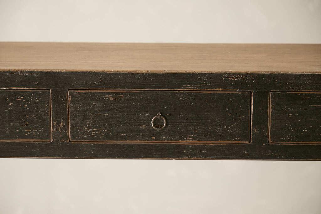 Hoff 5-Drawer Console - Aged black