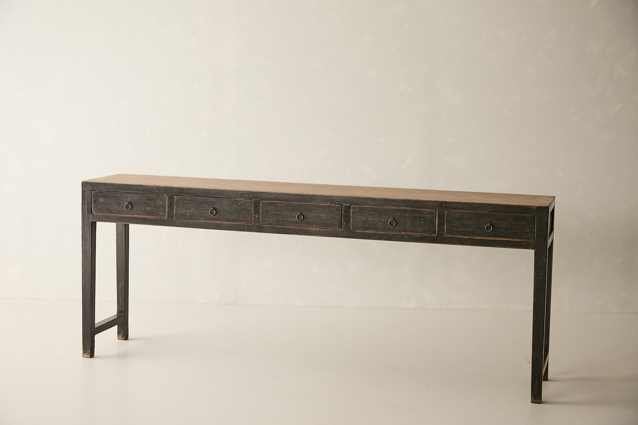 Hoff 5-Drawer Console - Aged black
