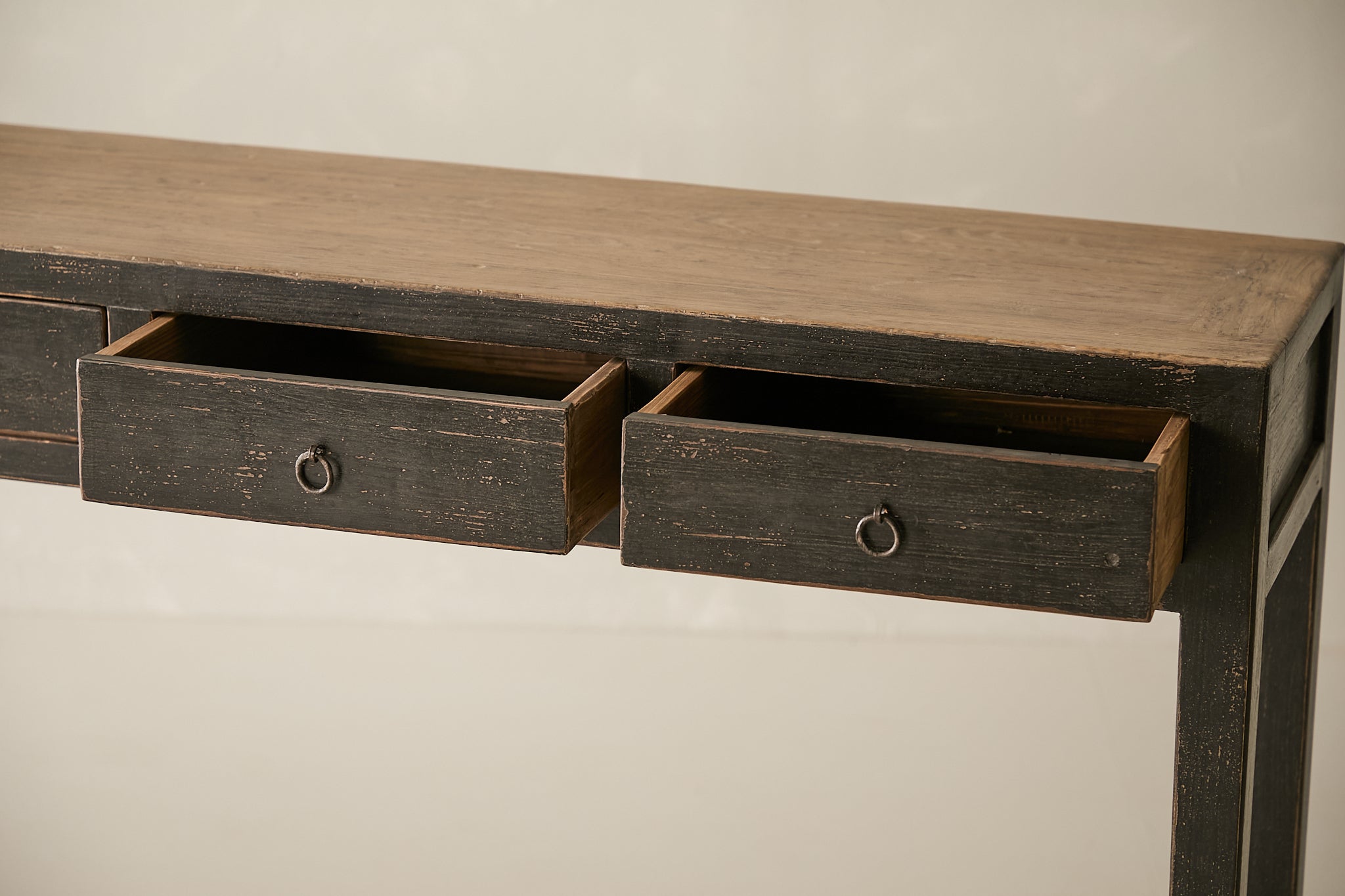 Hoff 5-Drawer Console - Aged black