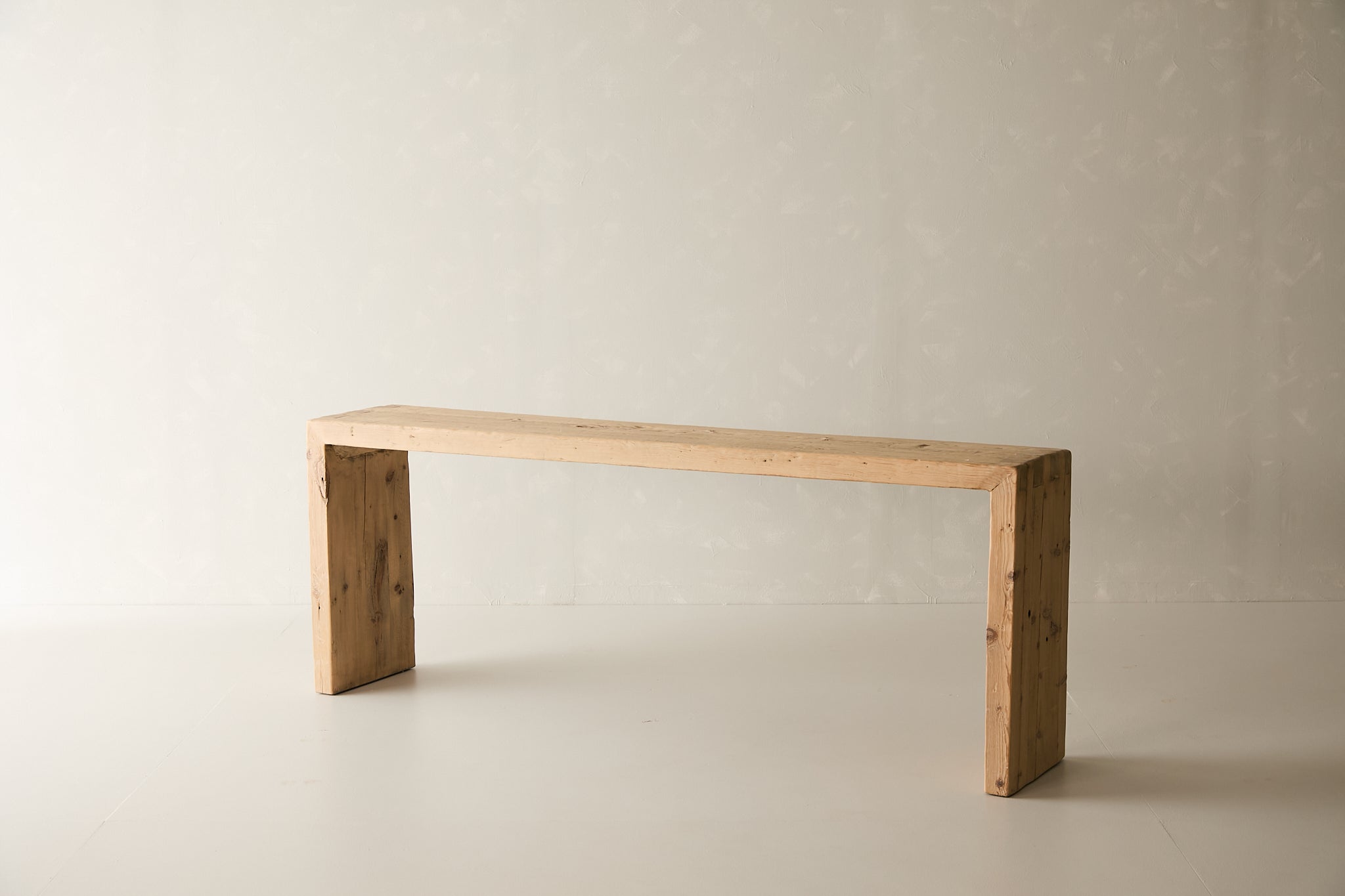 Reclaimed Pine Waterfall Console