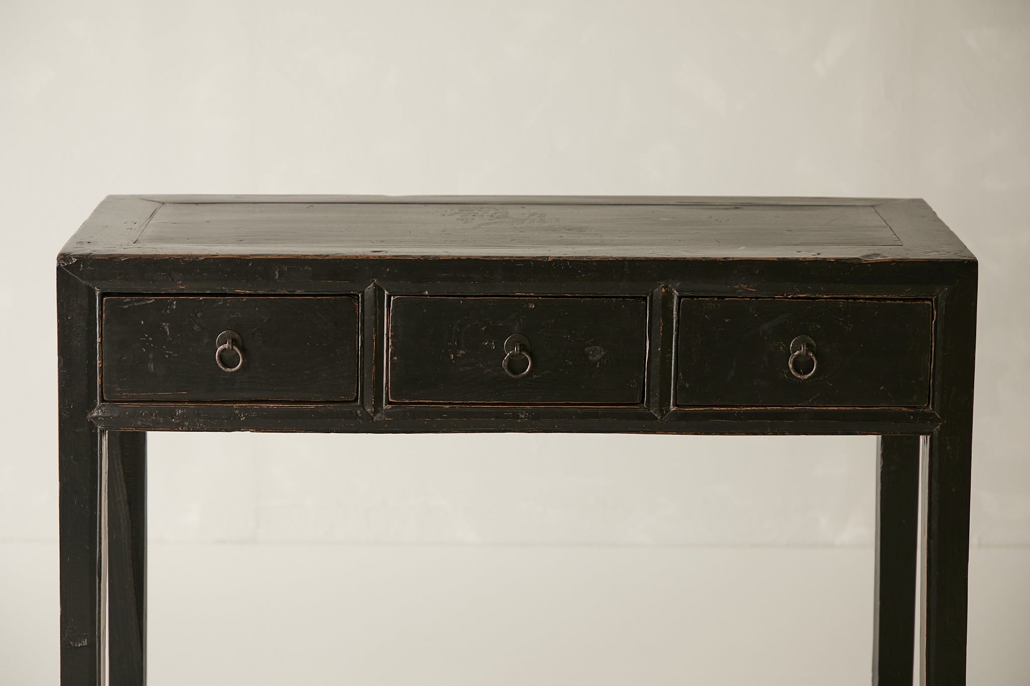 Monterey 3-Drawer Console - Aged Black
