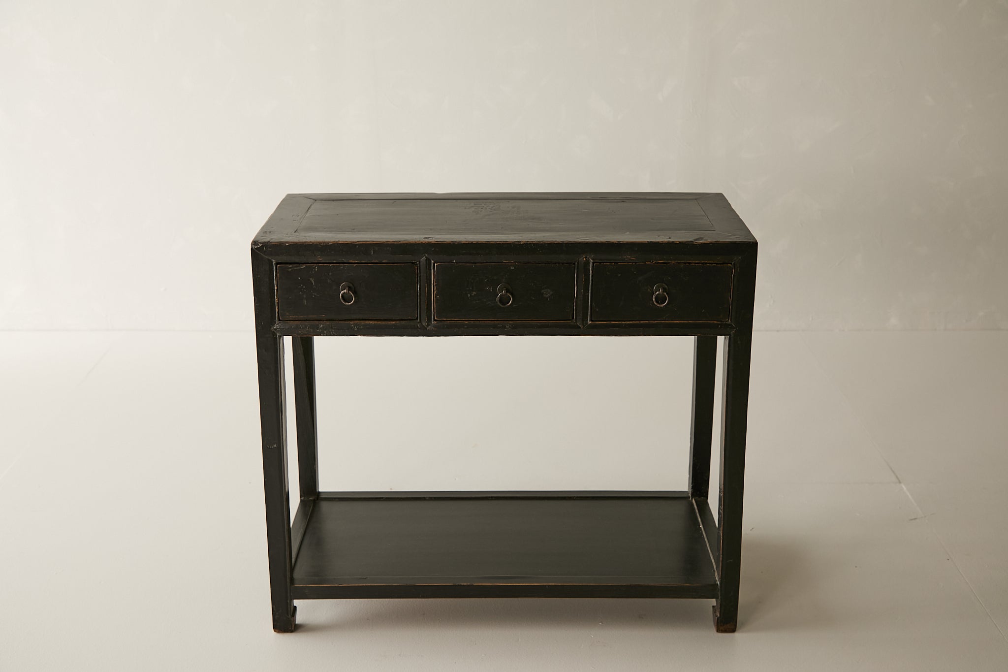 Monterey 3-Drawer Console - Aged Black