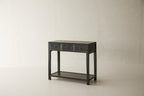 Monterey 3-Drawer Console - Aged Black