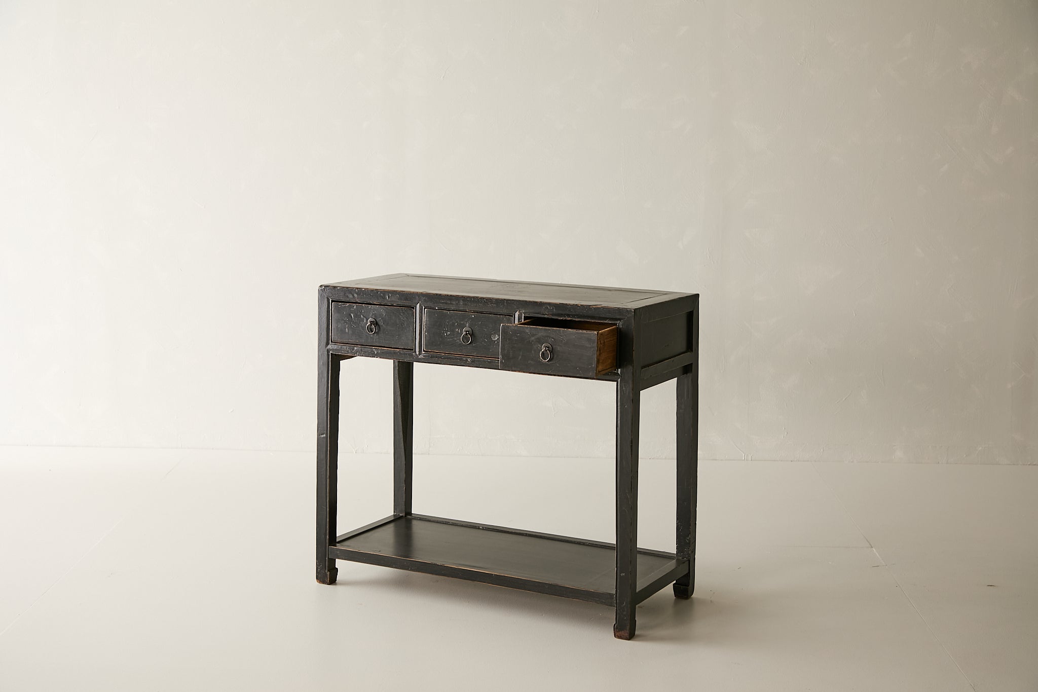 Monterey 3-Drawer Console - Aged Black