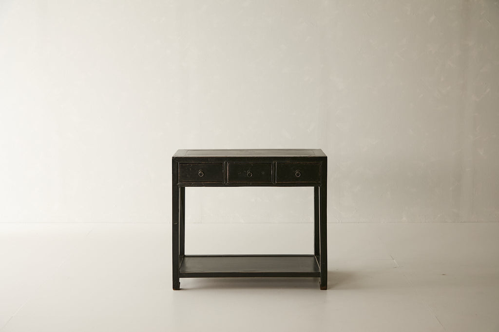 Monterey 3-Drawer Console - Aged Black