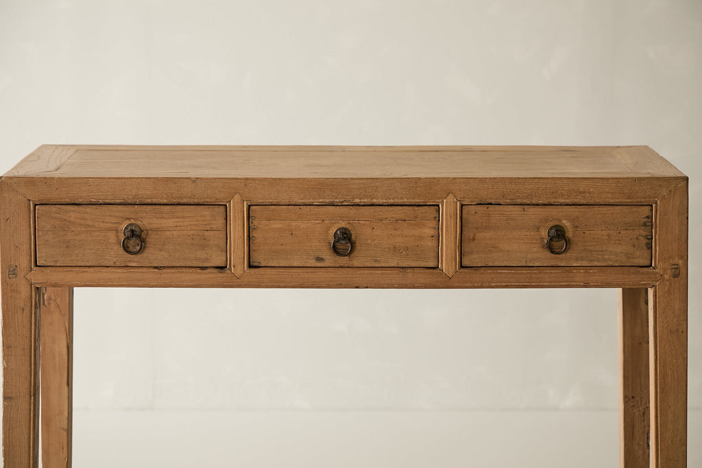 Monterey 3-Drawer Console - Natural