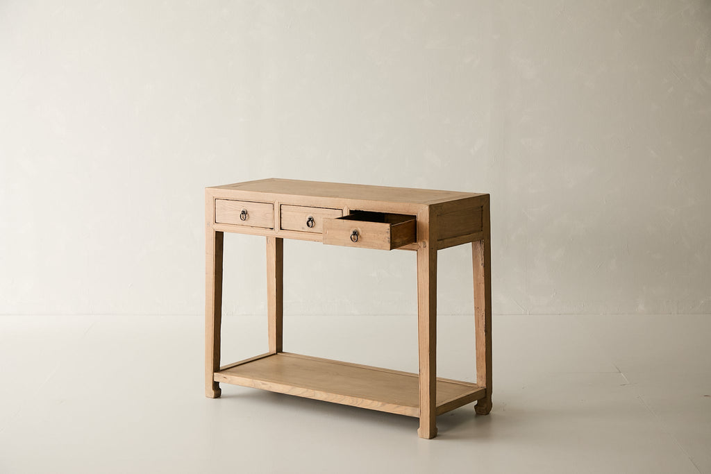 Monterey 3-Drawer Console - Natural
